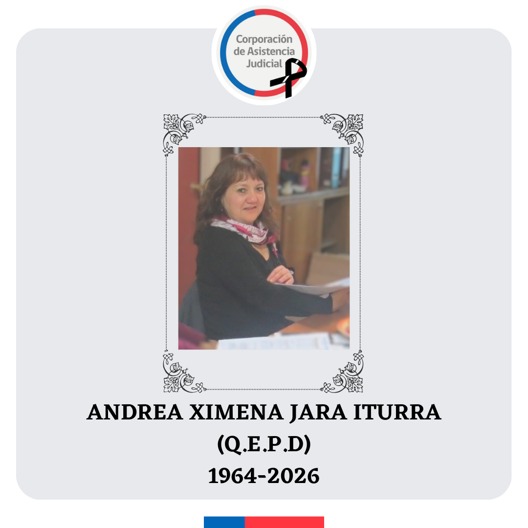 Comunicado: informa sensible fallecimiento de exfuncionaria Andrea Ximena Jara Iturra (QEPD)