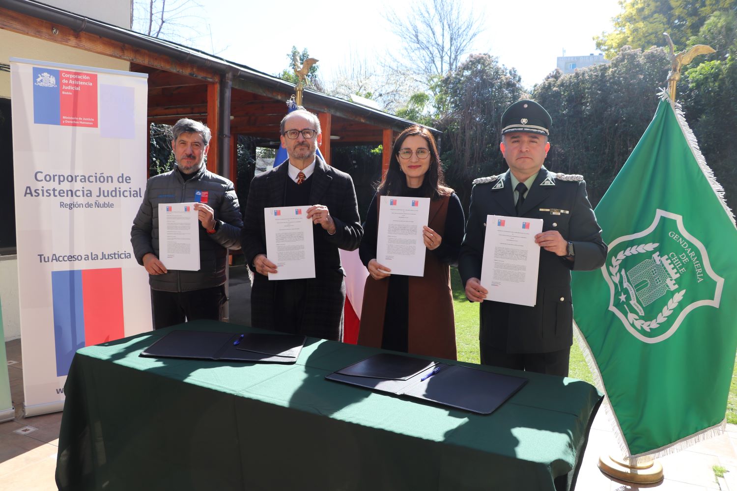 Región de Ñuble: Gendarmería de Chile y Corporación de Asistencia Judicial Biobío firman inédito convenio para fortalecer la reinserción social en Ñuble